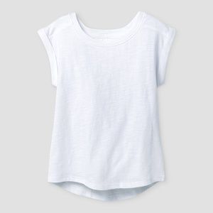white cap sleeve t shirt
